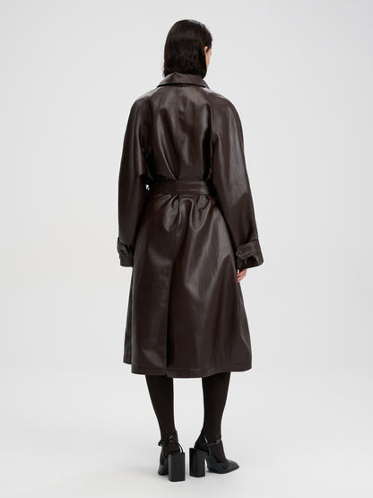 [MAGJAY 2025AW] Matt Belted Trench Coat