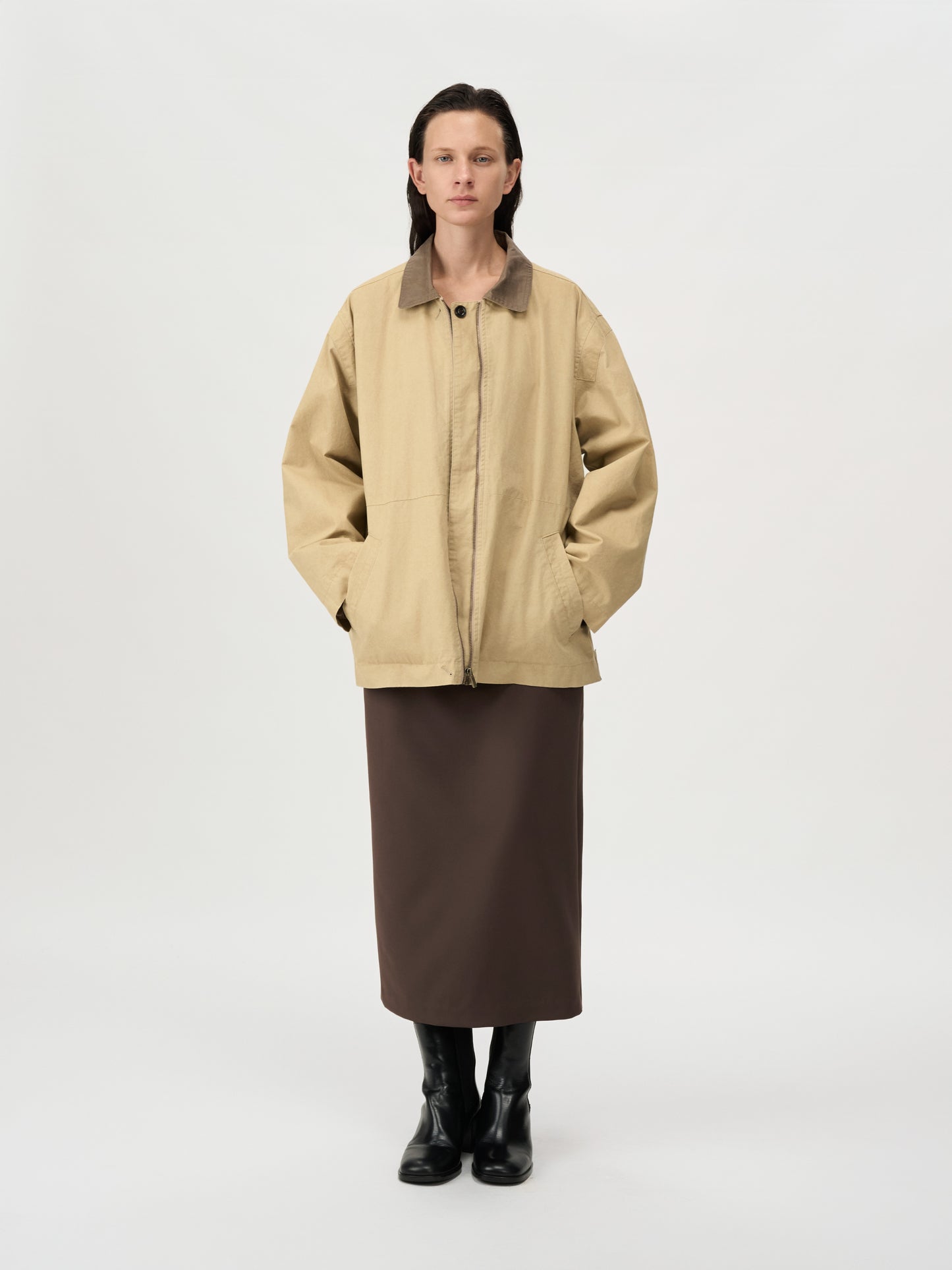 【MAGJAY 2025AW】Washing Cotton Work Jumper
