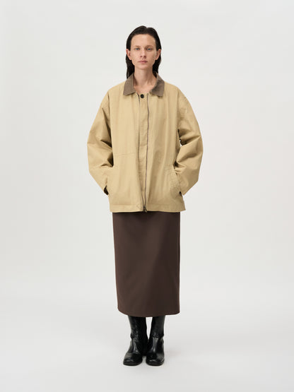[MAGJAY 2025AW] Washing Cotton Work Jumper