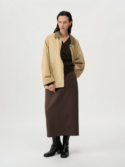 [MAGJAY 2025AW] Washing Cotton Work Jumper