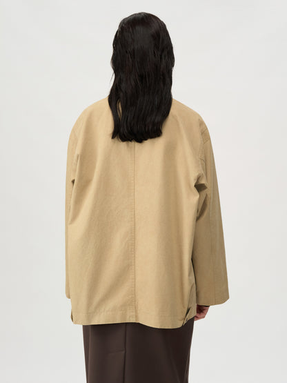 [MAGJAY 2025AW] Washing Cotton Work Jumper