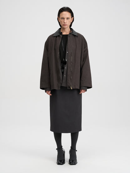 [MAGJAY 2025AW] Washing Cotton Work Jumper