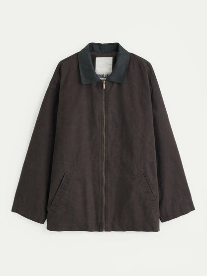 [MAGJAY 2025AW] Washing Cotton Work Jumper