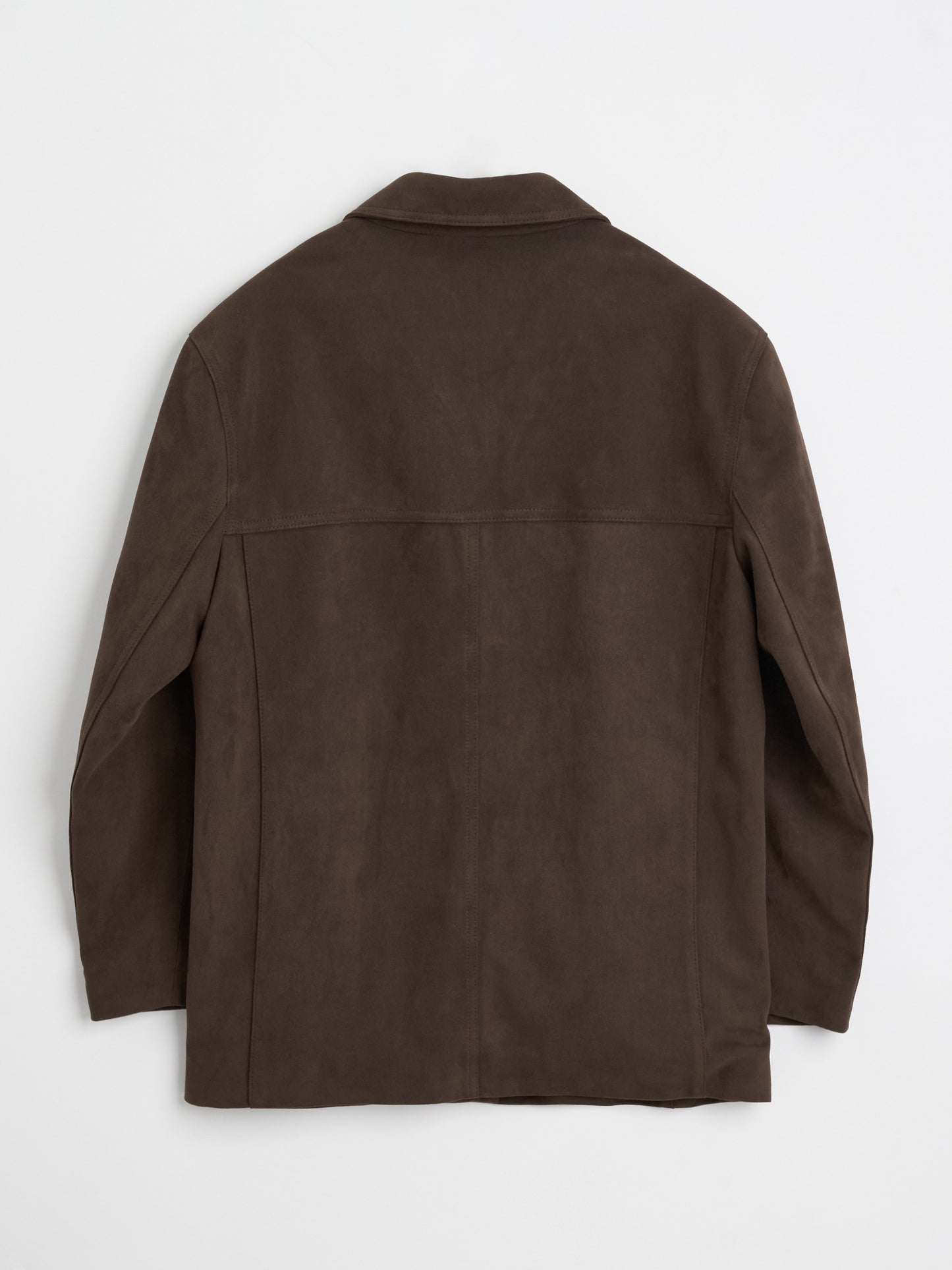 【MAGJAY 2025AW】Relax Suede Blazer - Dark Brown
