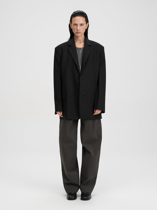 【MAGJAY 2025AW】Classic Single Jacket - Black