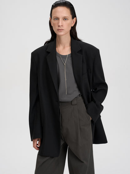 [MAGJAY 2025AW] Classic Single Jacket - Black