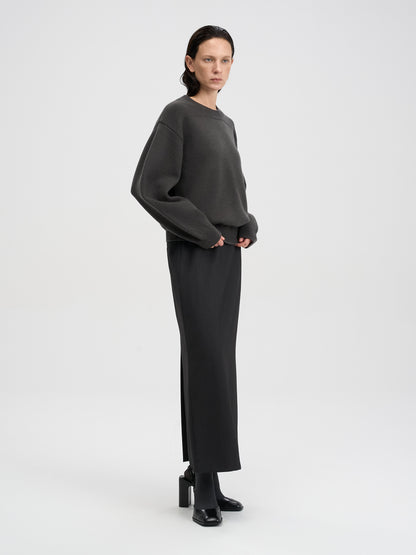 [MAGJAY 2025AW] Wool Curved Sleeve Knitwear