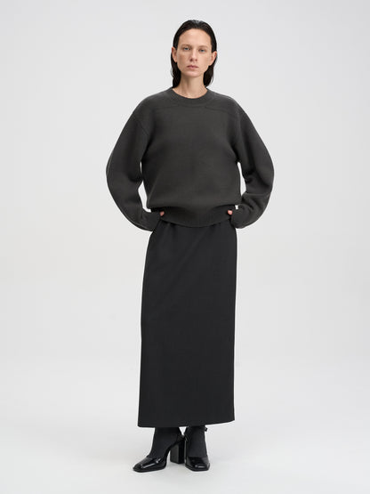 [MAGJAY 2025AW] Wool Curved Sleeve Knitwear