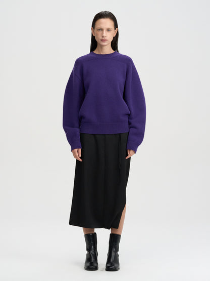 [MAGJAY 2025AW] Wool Curved Sleeve Knitwear