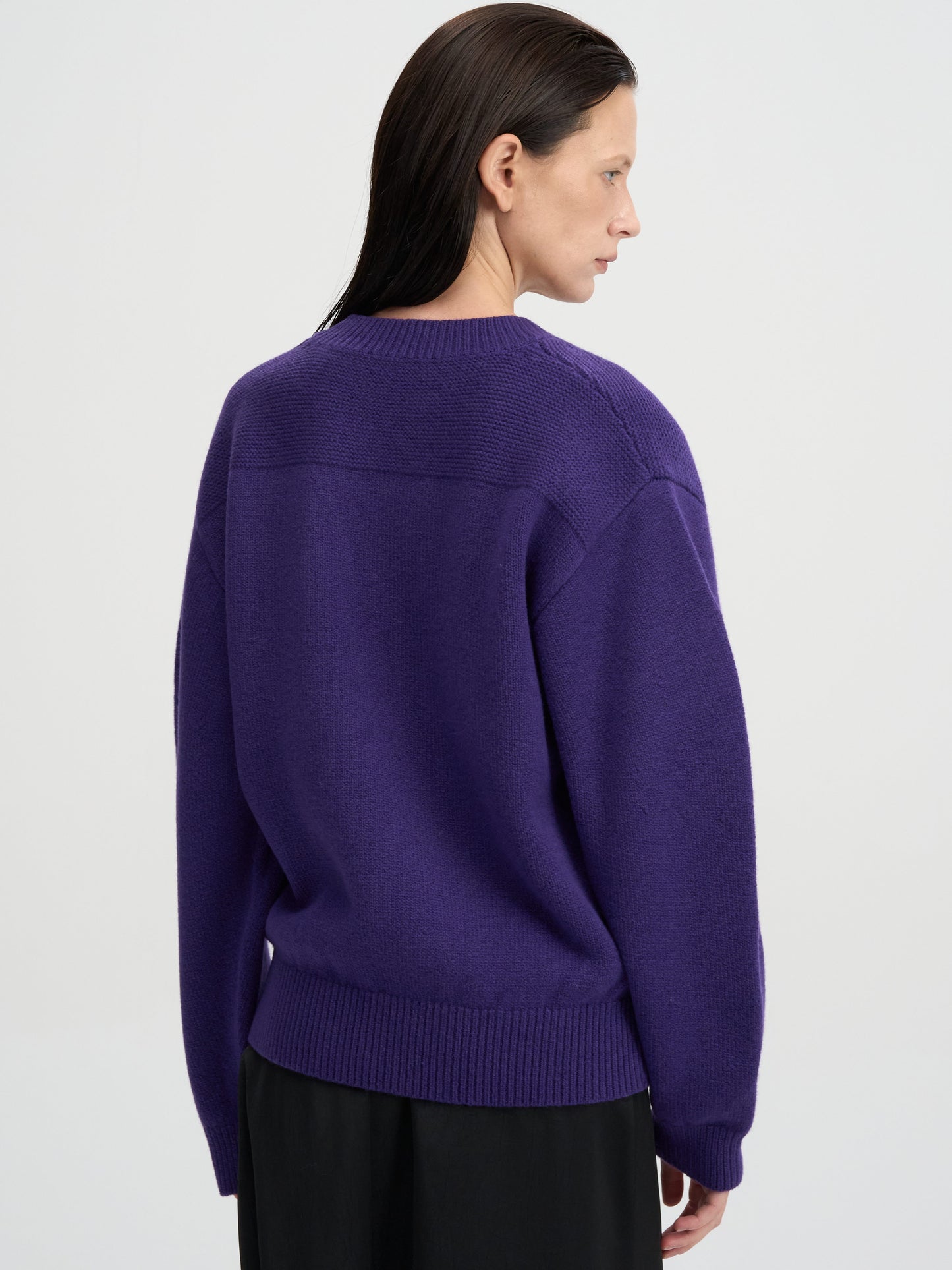 【MAGJAY 2025AW】Wool Curved Sleeve Knitwear