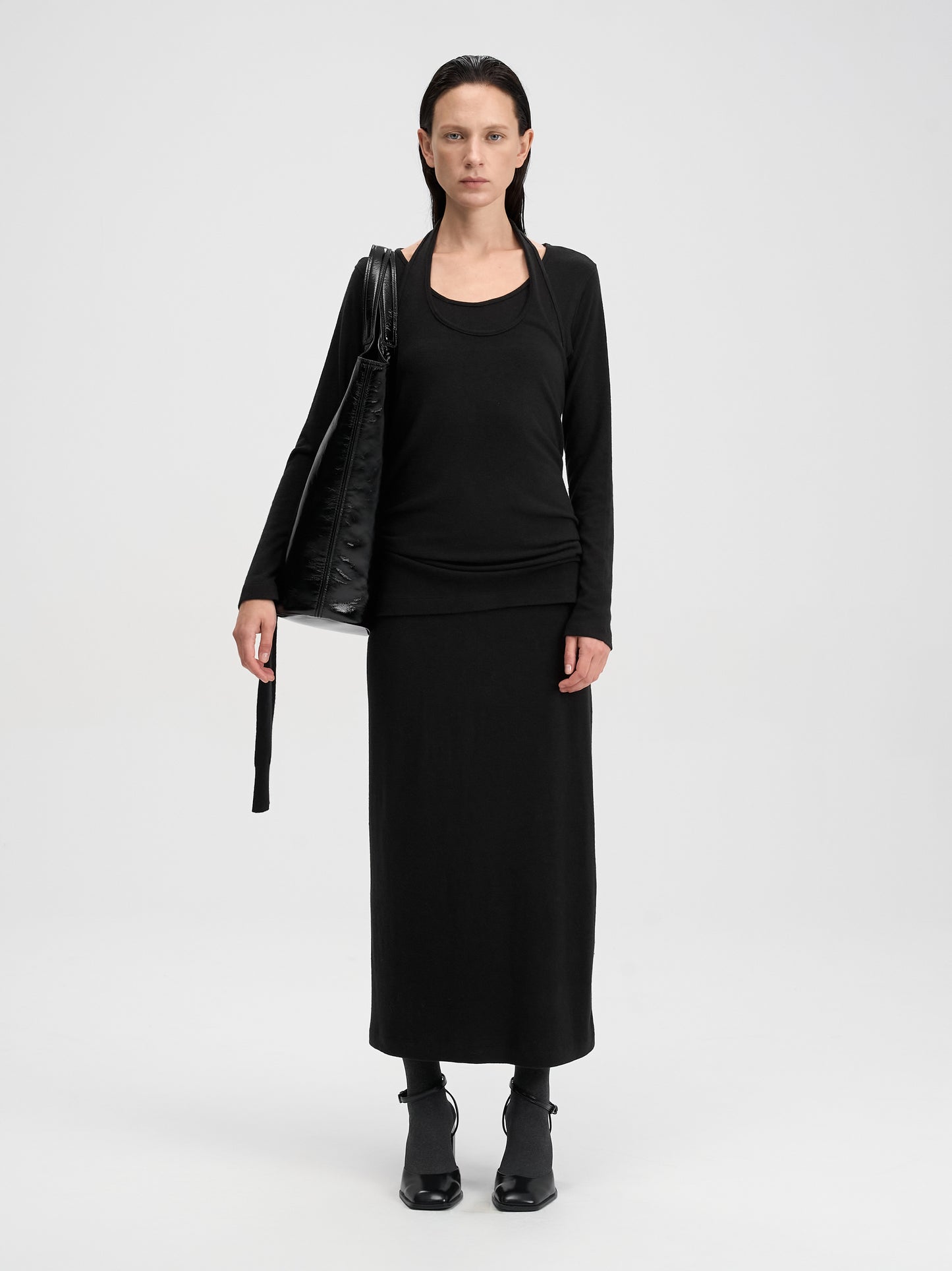 【MAGJAY 2025AW】Halter Setup Long Dress