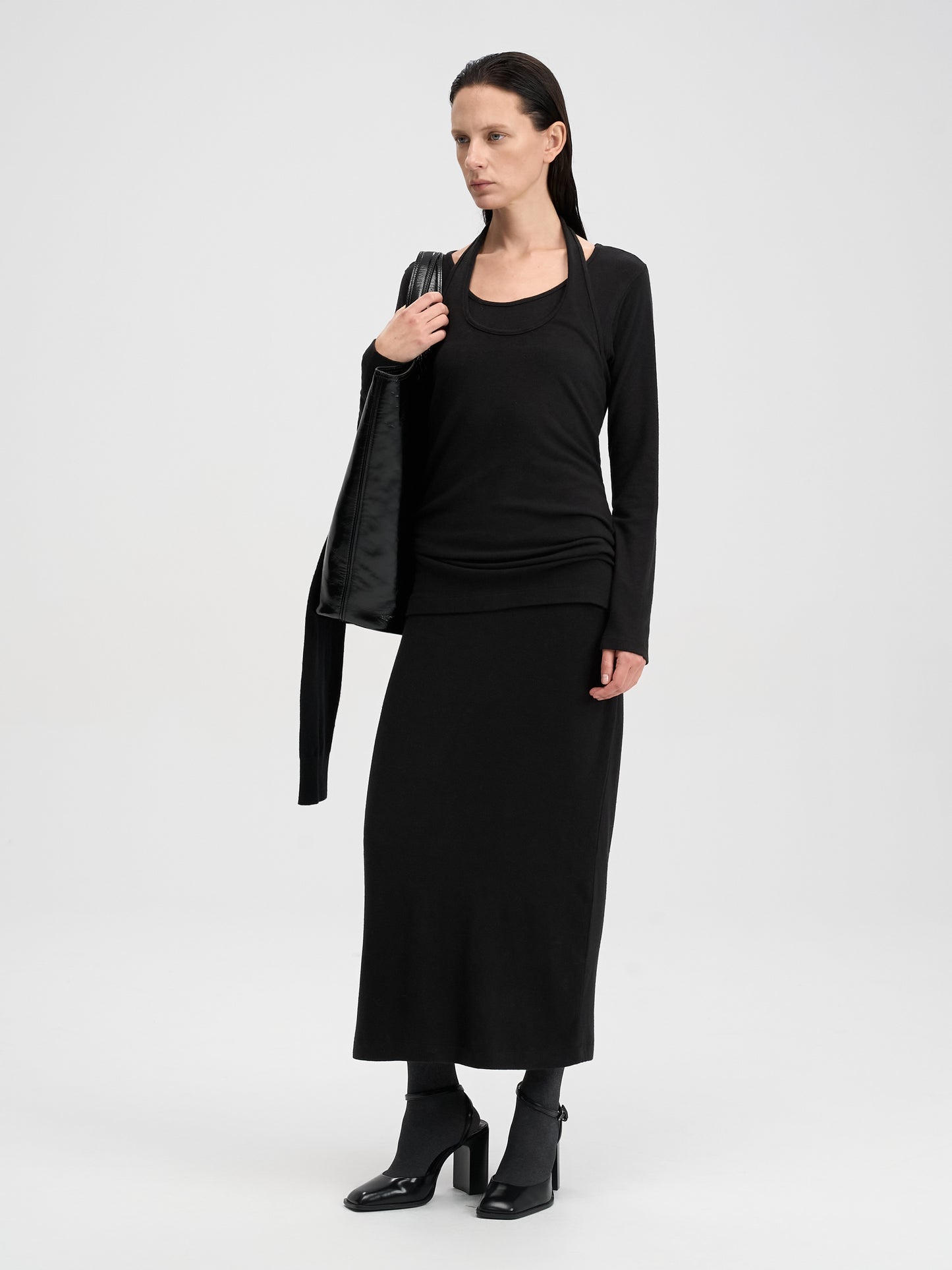 【MAGJAY 2025AW】Halter Setup Long Dress