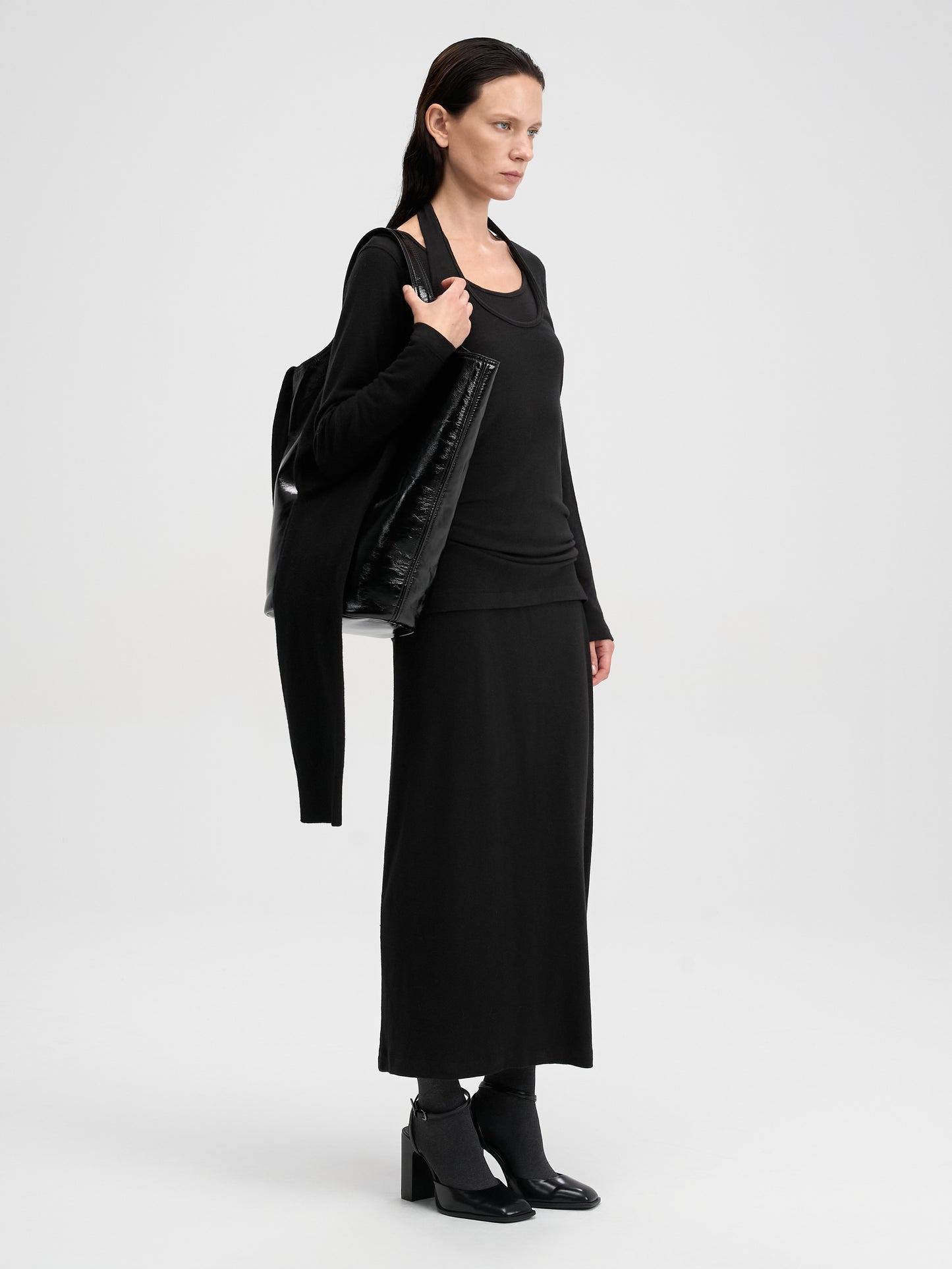 【MAGJAY 2025AW】Halter Setup Long Dress