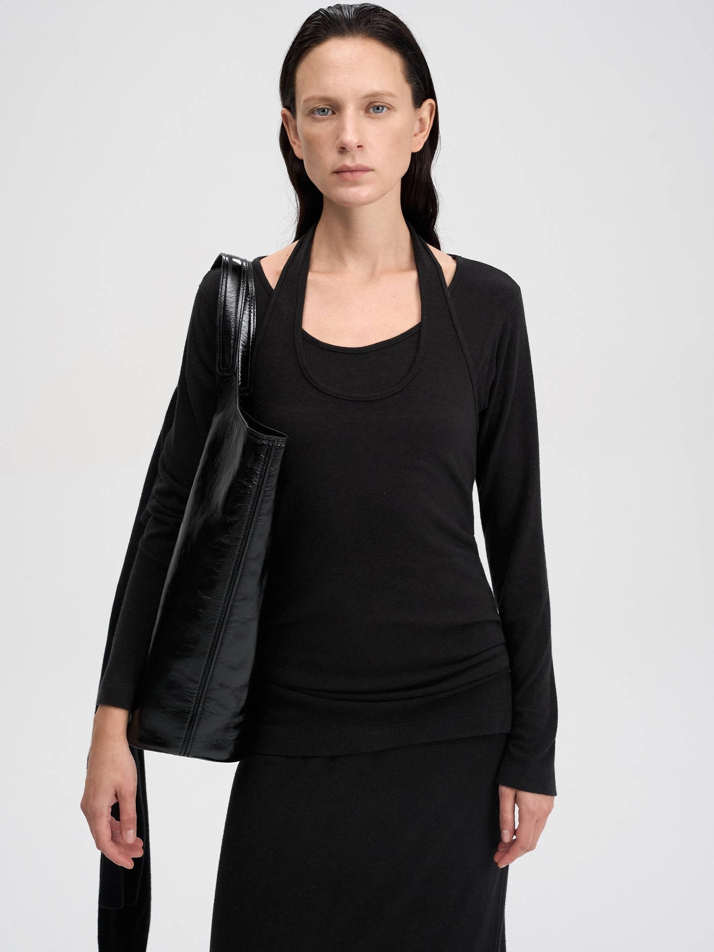 【MAGJAY 2025AW】Halter Setup Long Dress