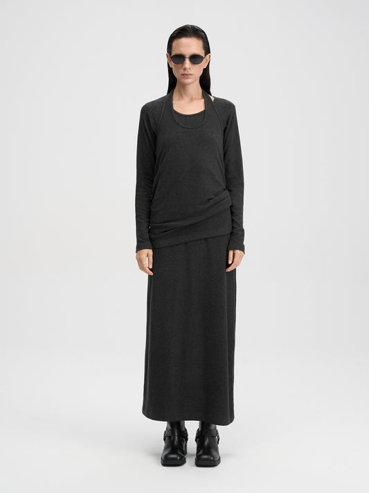 【MAGJAY 2025AW】Halter Setup Long Dress