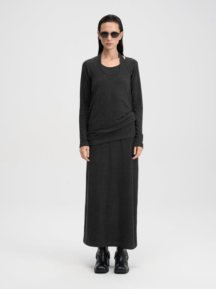 【MAGJAY 2025AW】Halter Setup Long Dress