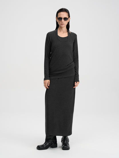 [MAGJAY 2025AW] Halter Setup Long Dress
