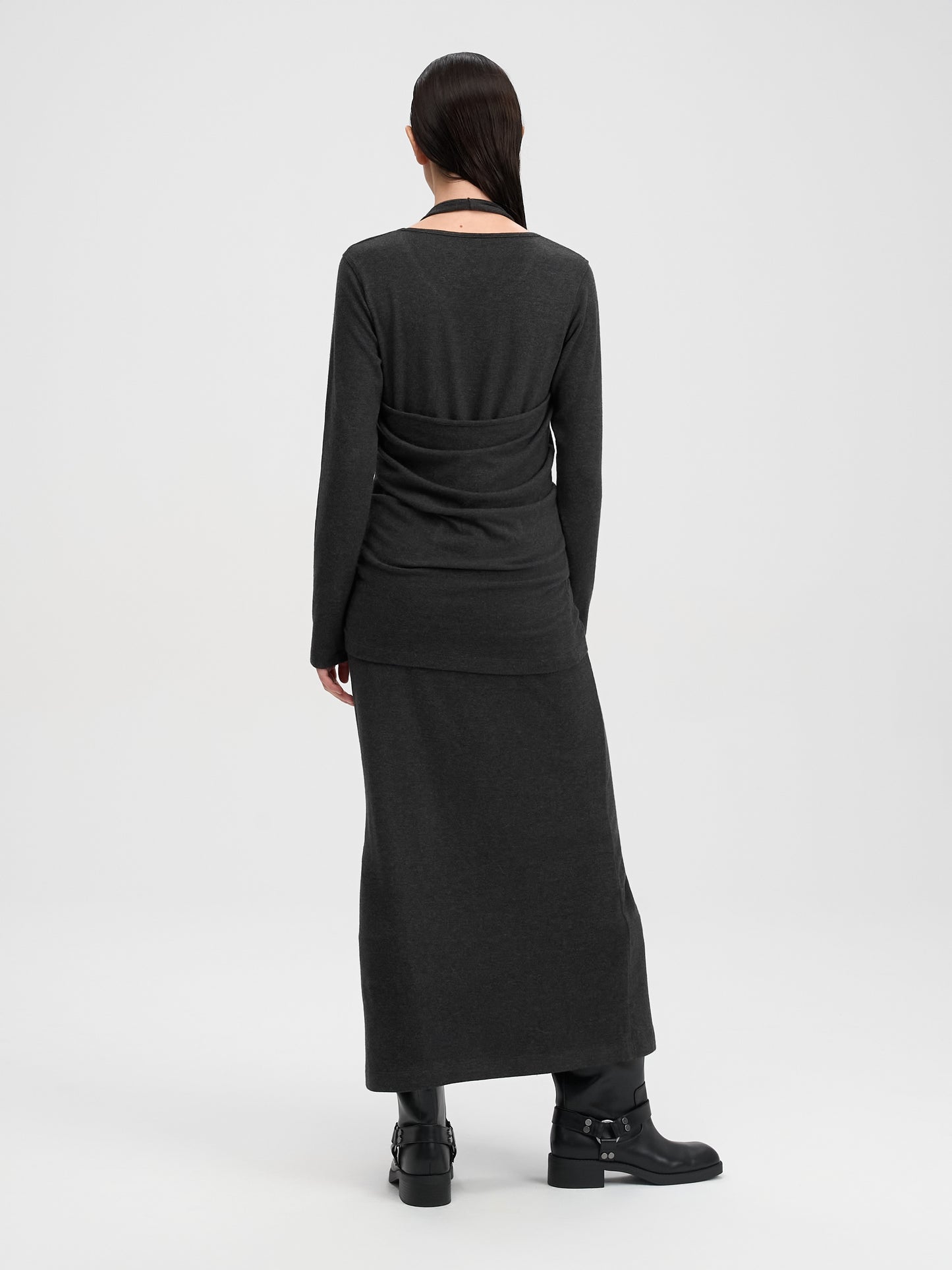 【MAGJAY 2025AW】Halter Setup Long Dress