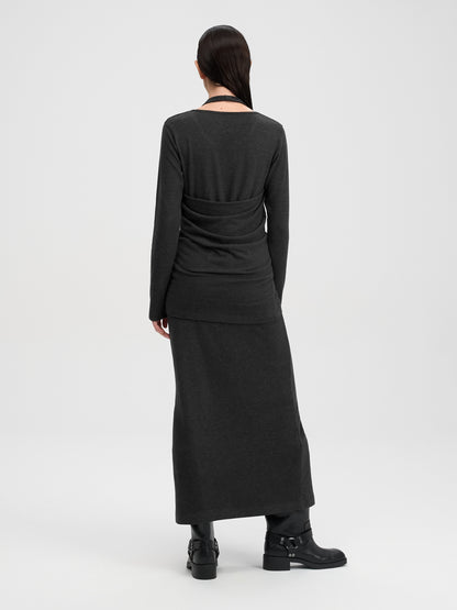 [MAGJAY 2025AW] Halter Setup Long Dress
