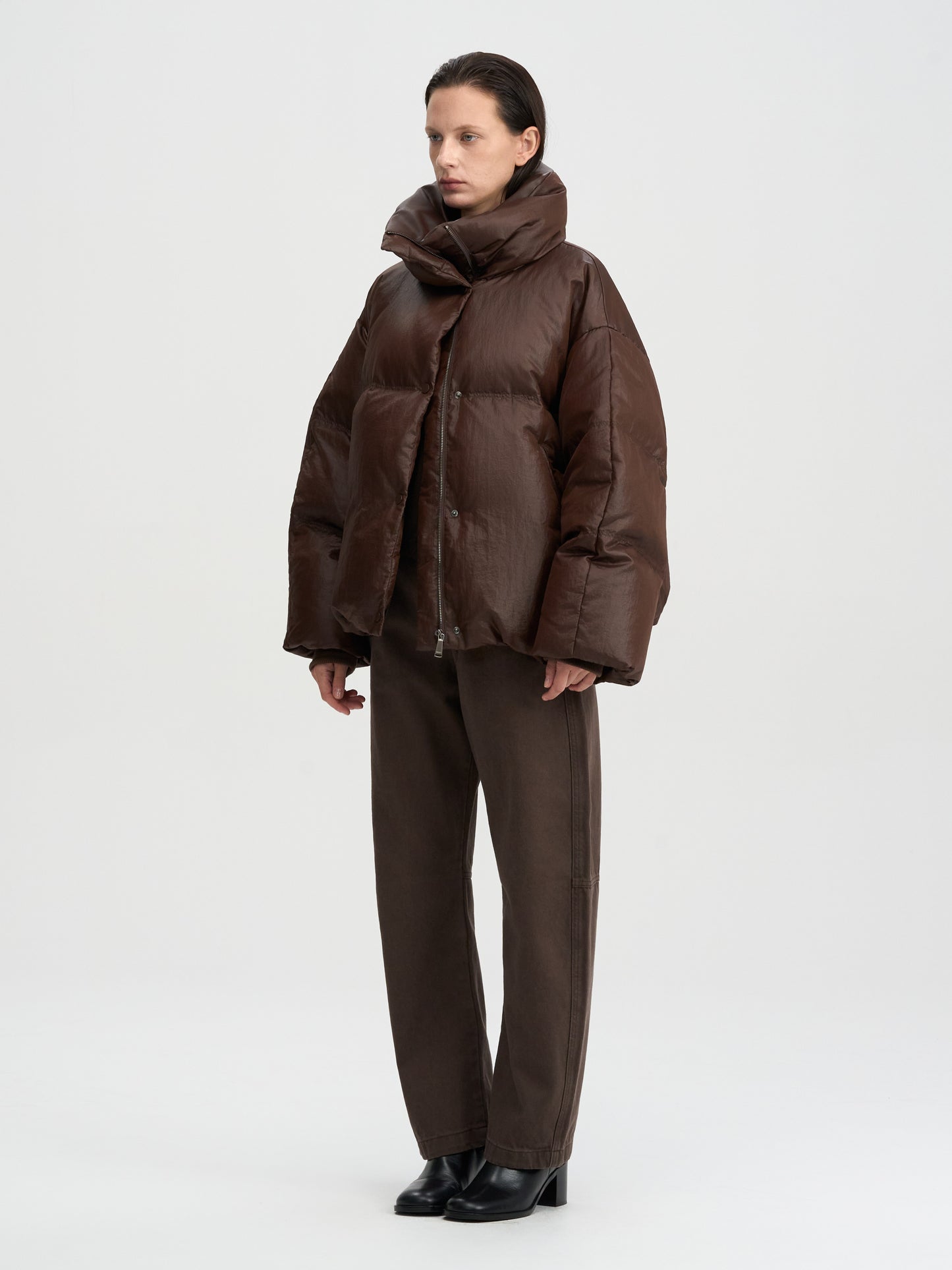 【MAGJAY 2025AW】Curved washed cotton pants