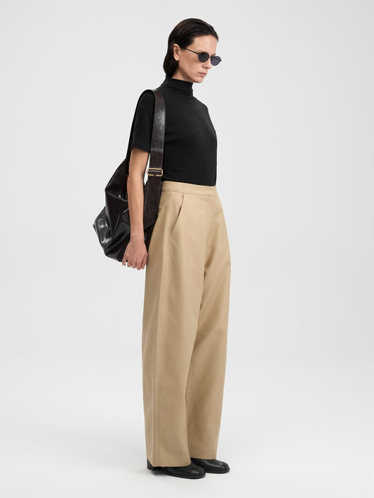 【MAGJAY 2025AW】Cotton Curved Fit Pants