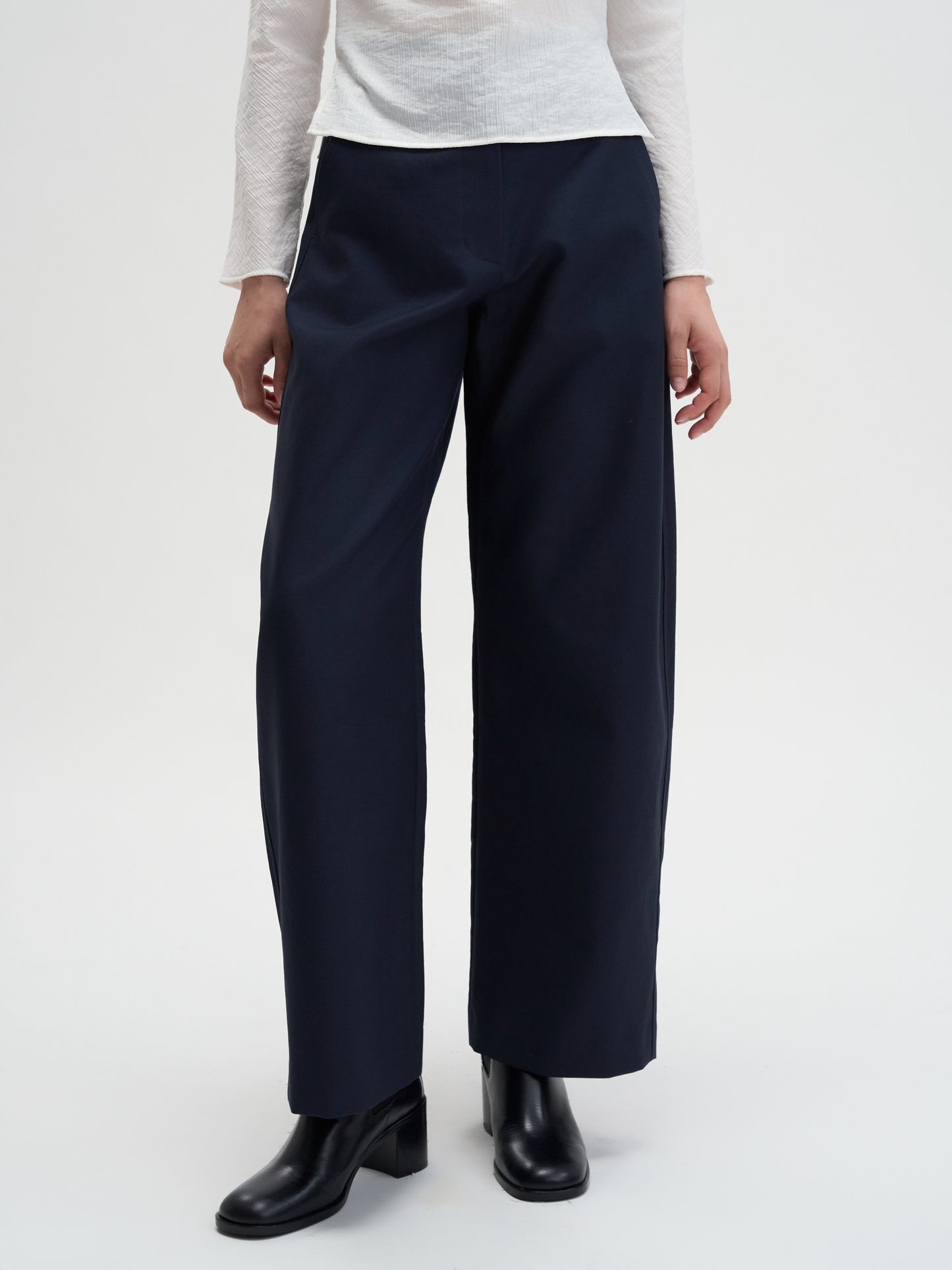 【MAGJAY 2025AW】Cotton Curved Fit Pants