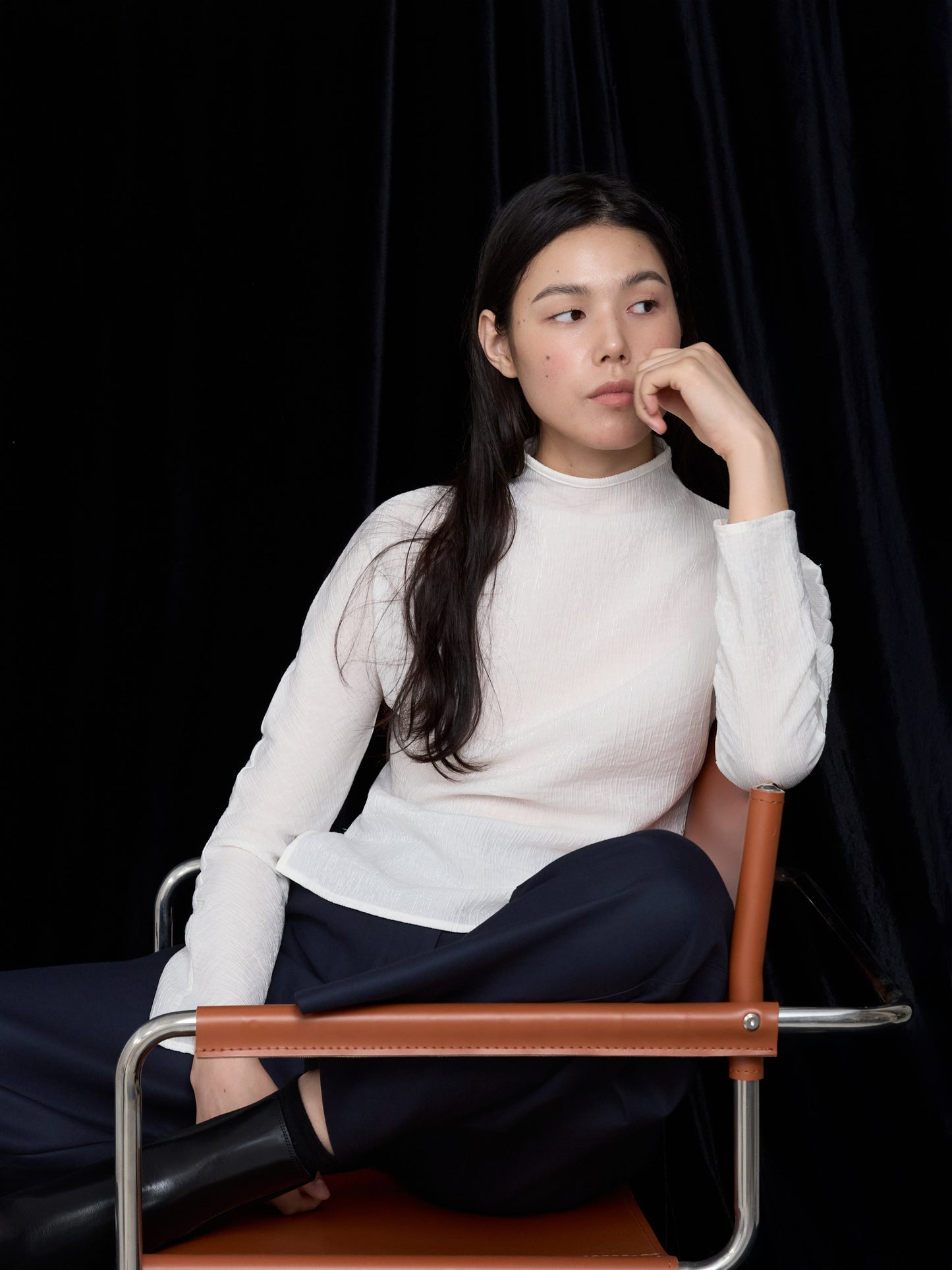 【MAGJAY 2025AW】Cotton Curved Fit Pants