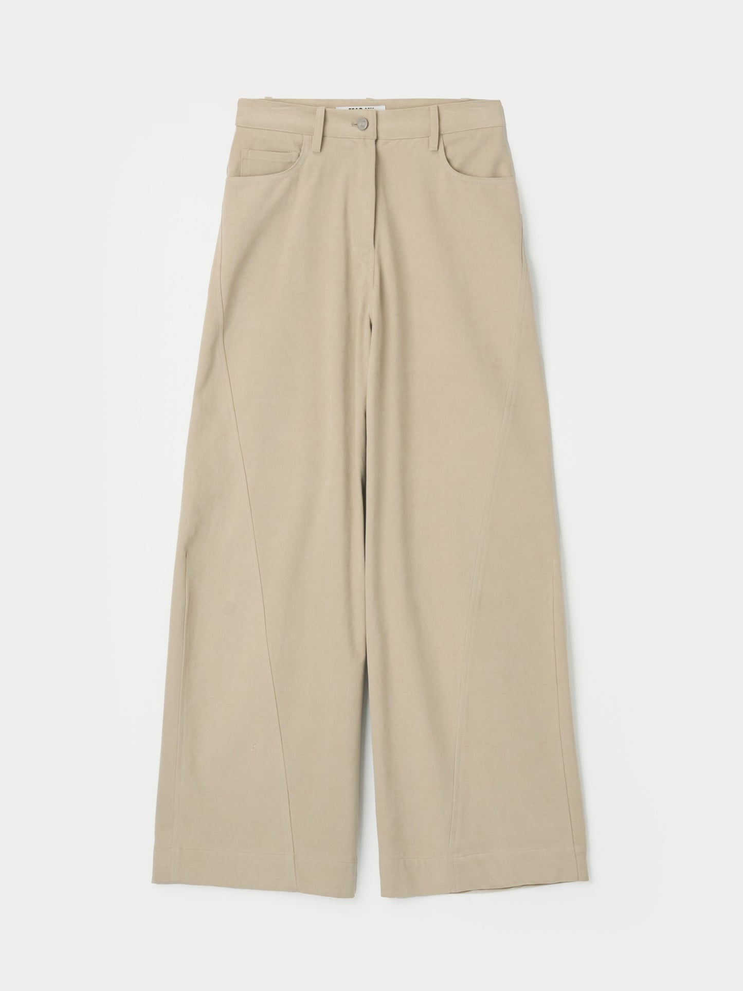 【MAGJAY 2025AW】Peach Cotton Curved Pants