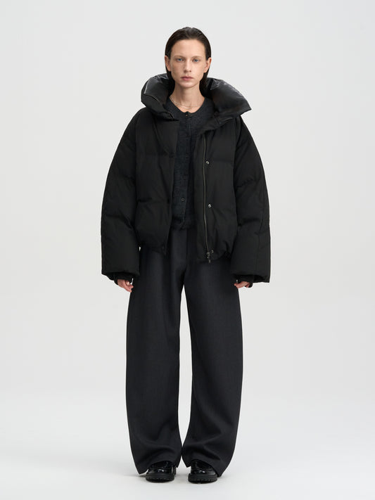 【MAGJAY 2025AW】Soft Flow Curved Pants