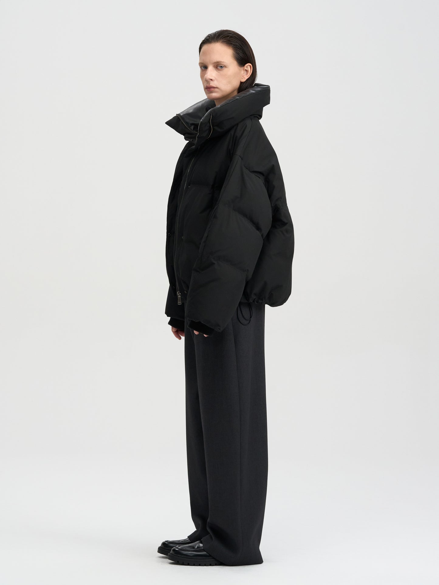 【MAGJAY 2025AW】Soft Flow Curved Pants