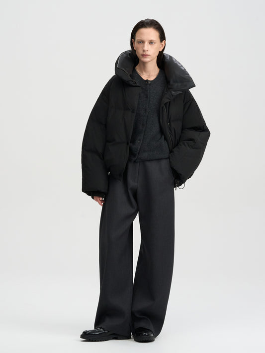 【MAGJAY 2025AW】Soft Flow Curved Pants