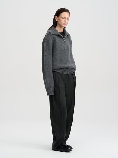 [MAGJAY 2025AW] Wool Front Pleats Trouser