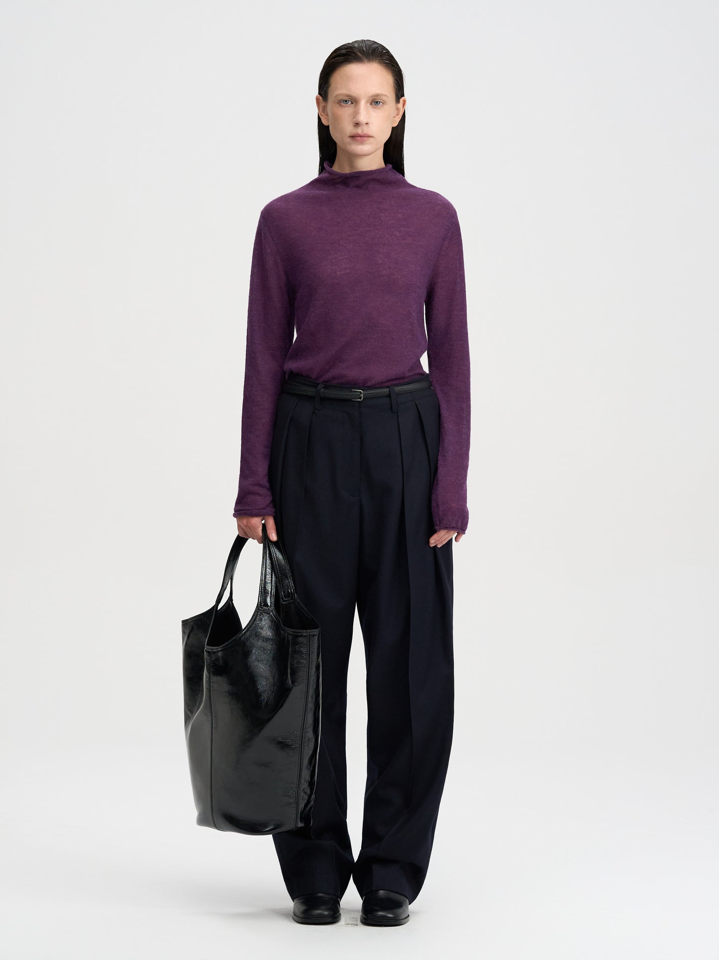 【MAGJAY 2025AW】Wool Front Pleats Trouser
