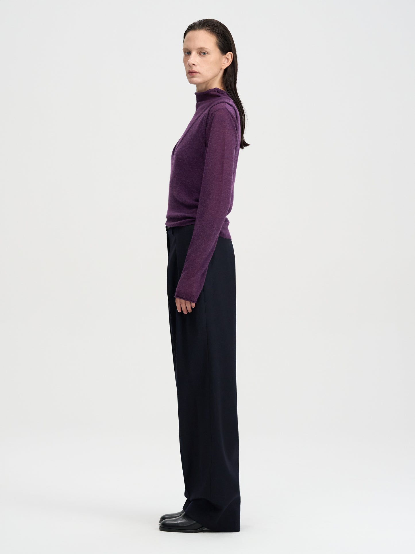 【MAGJAY 2025AW】Wool Front Pleats Trouser