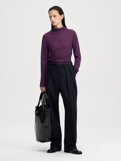[MAGJAY 2025AW] Wool Front Pleats Trouser