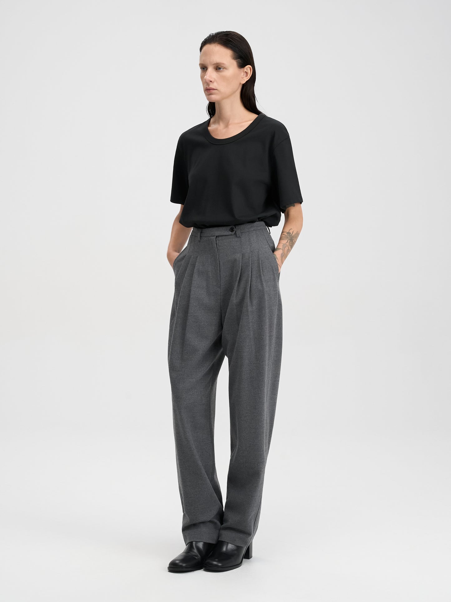 【MAGJAY 2025AW】Triple chin wool pants