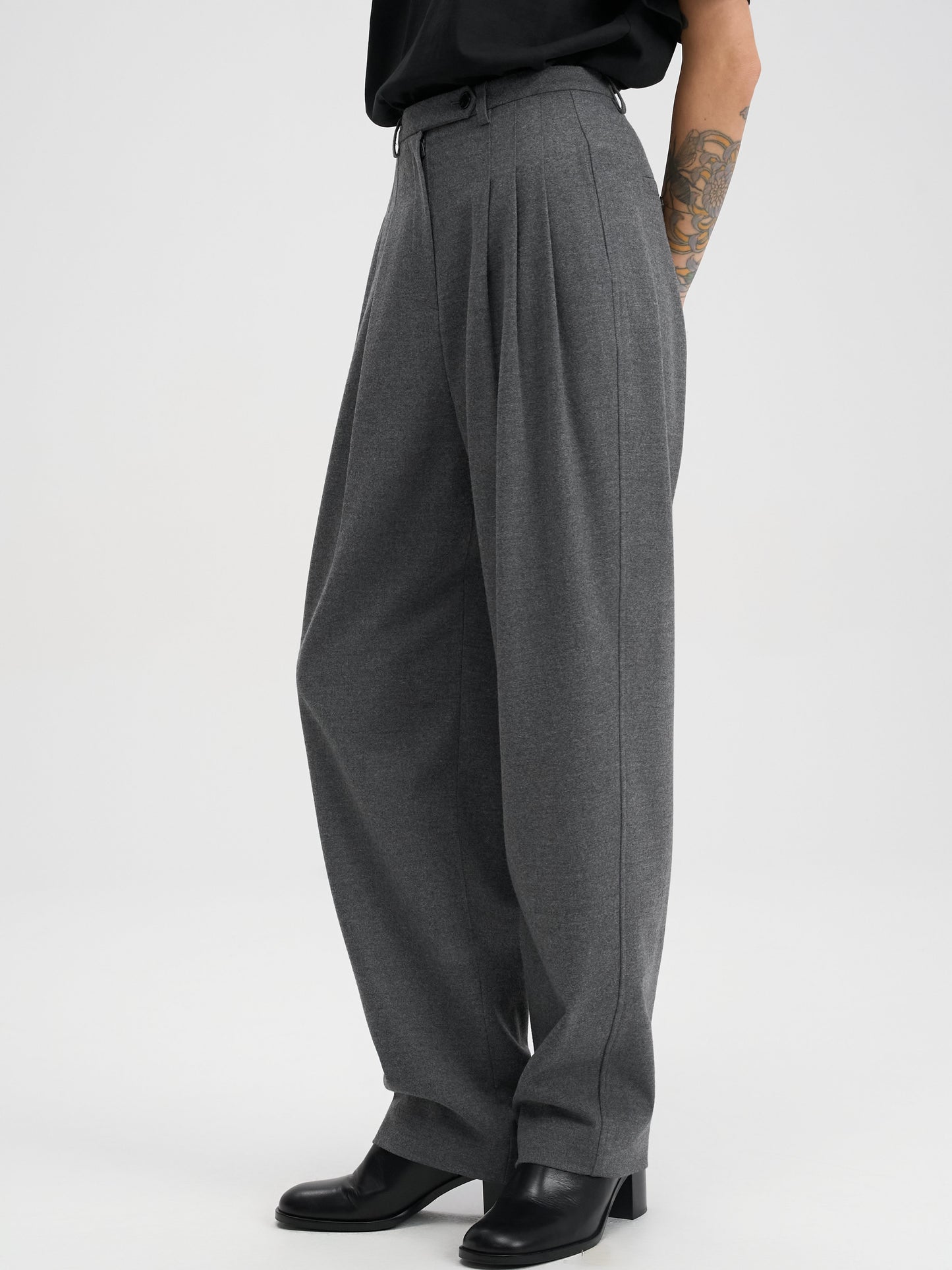 【MAGJAY 2025AW】Triple chin wool pants