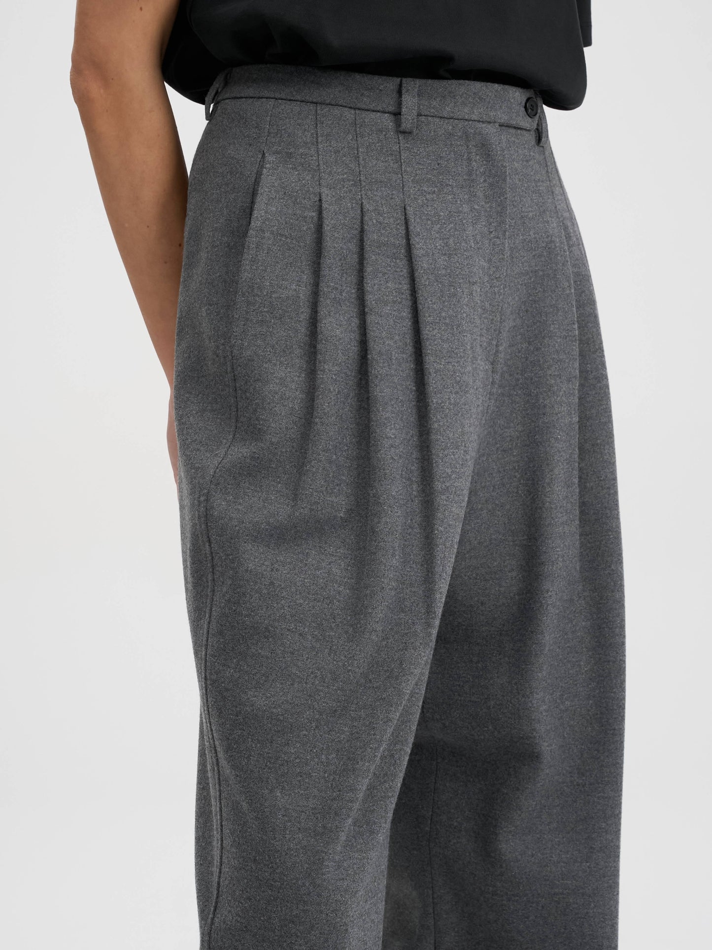 【MAGJAY 2025AW】Triple chin wool pants