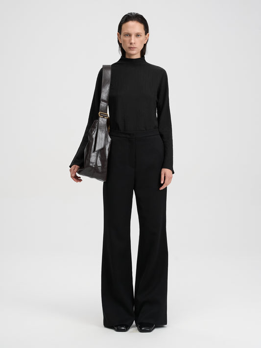 【MAGJAY 2025AW】Krinkled Half Neck Blouse