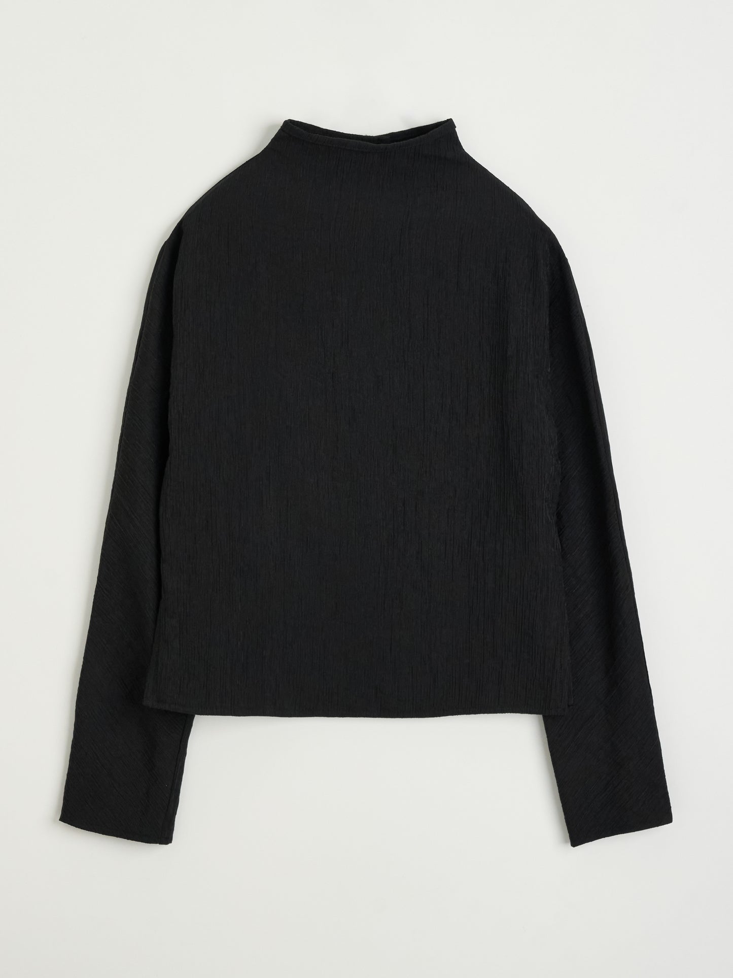 【MAGJAY 2025AW】Krinkled Half Neck Blouse