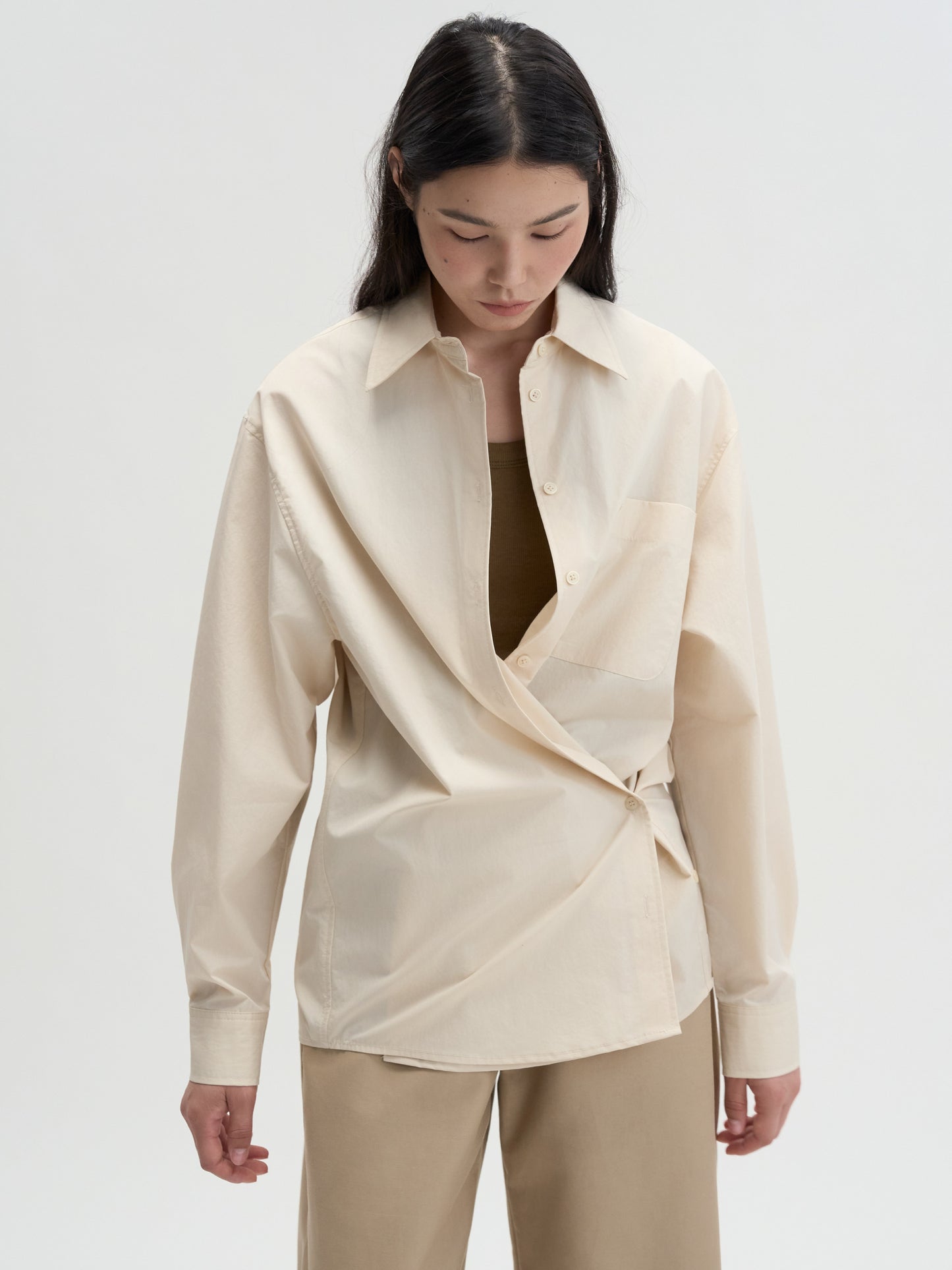 【MAGJAY 2025AW】Uno Cross Two Way Shirt