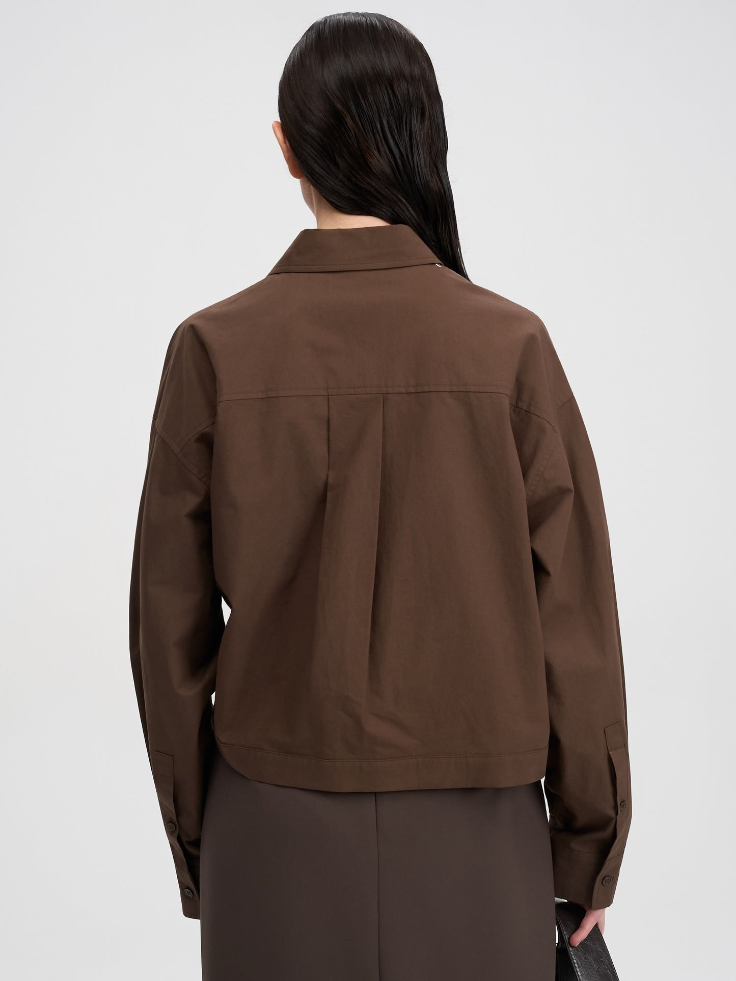 【MAGJAY 2025AW】Uno Soft Twisted Crop Shirt