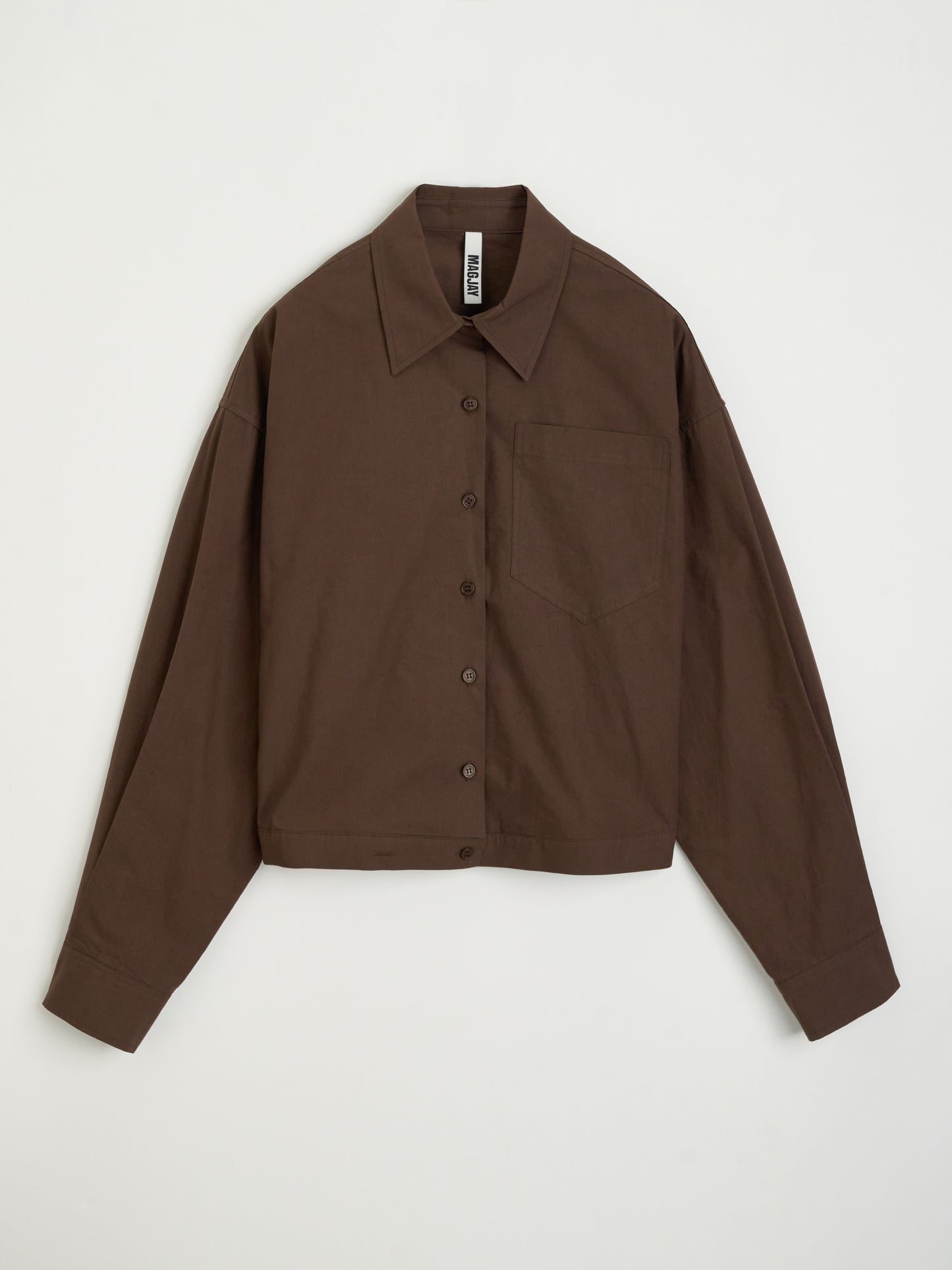 【MAGJAY 2025AW】Uno Soft Twisted Crop Shirt