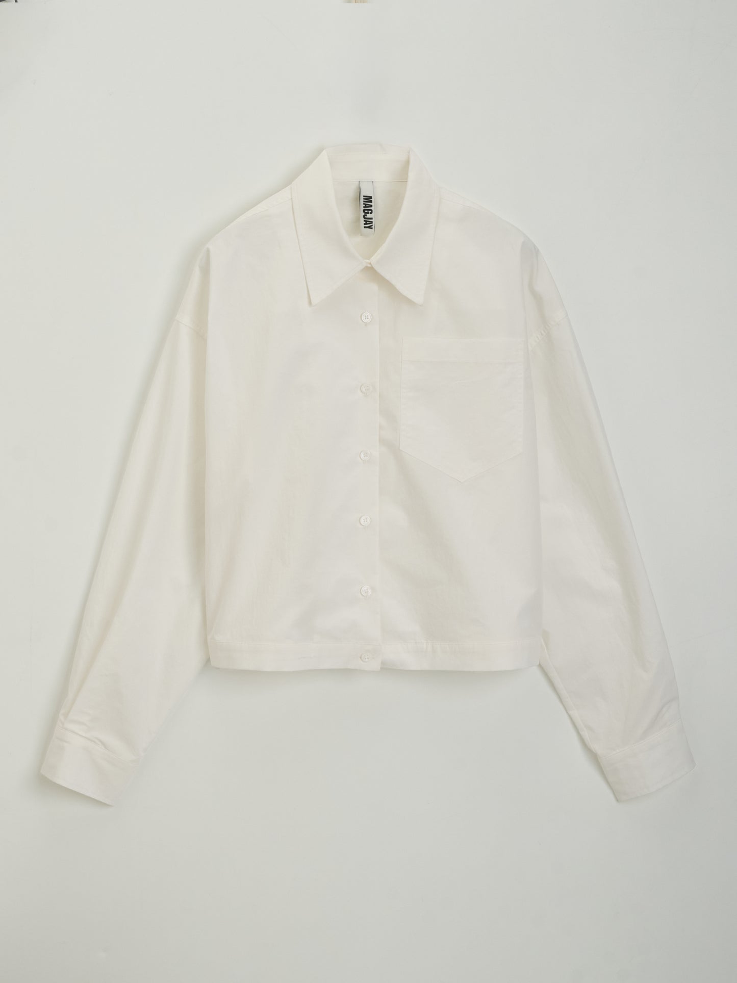 【MAGJAY 2025AW】Uno Soft Twisted Crop Shirt
