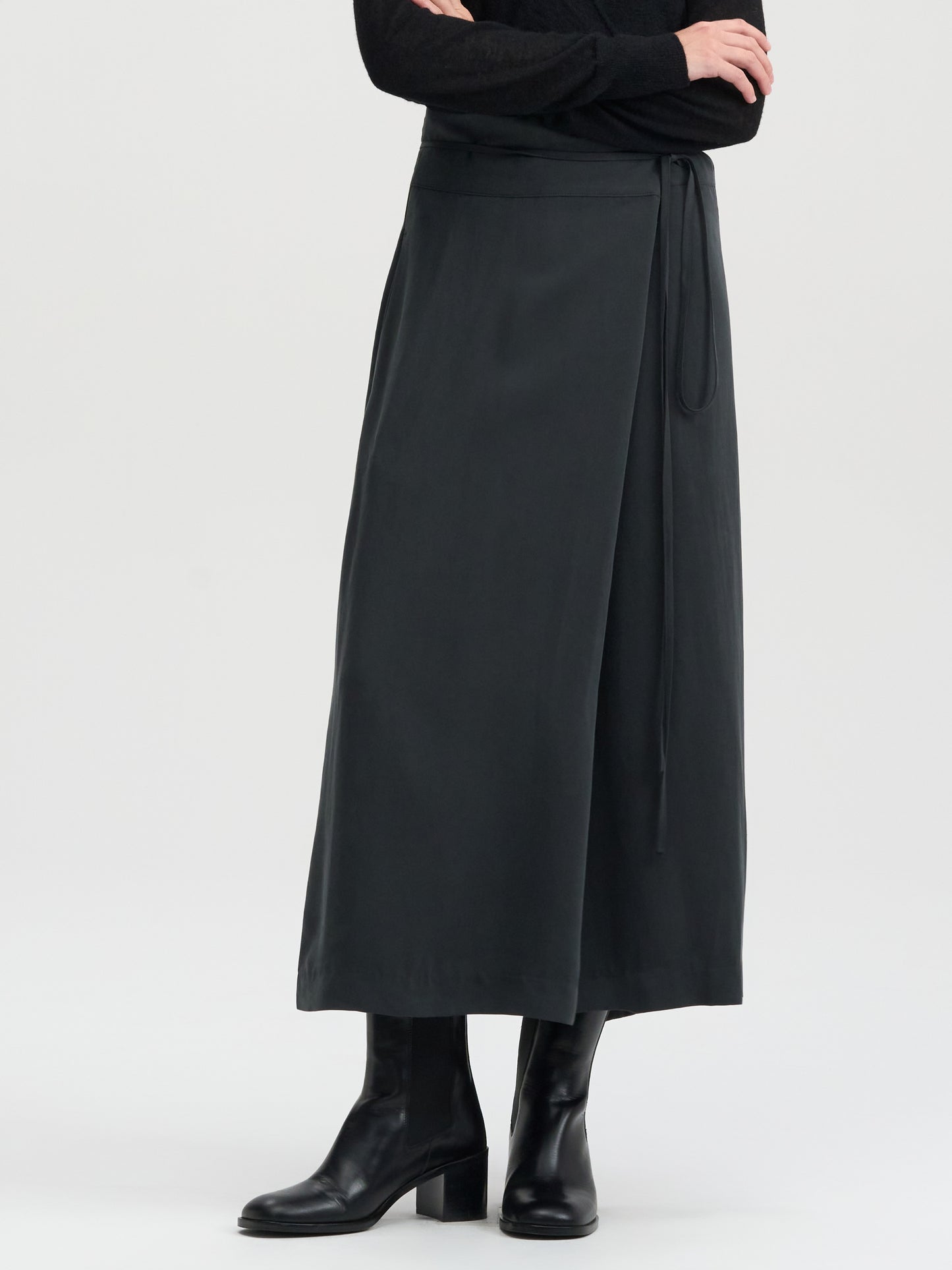 【MAGJAY 2025AW】Wrap midi skirt