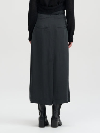 [MAGJAY 2025AW] Wrap midi skirt