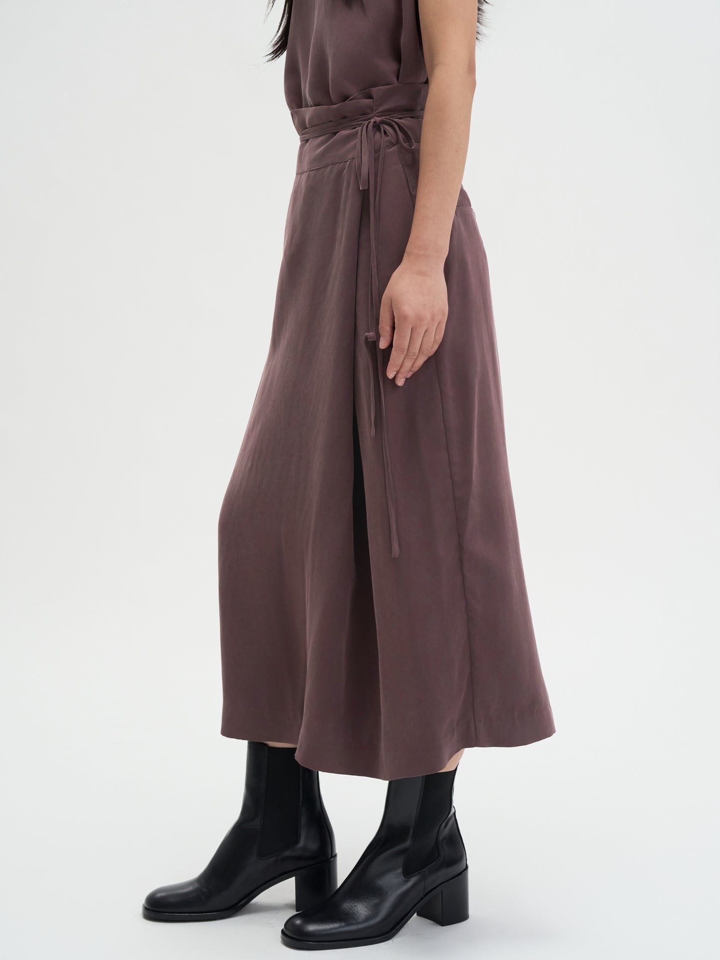 【MAGJAY 2025AW】Wrap midi skirt