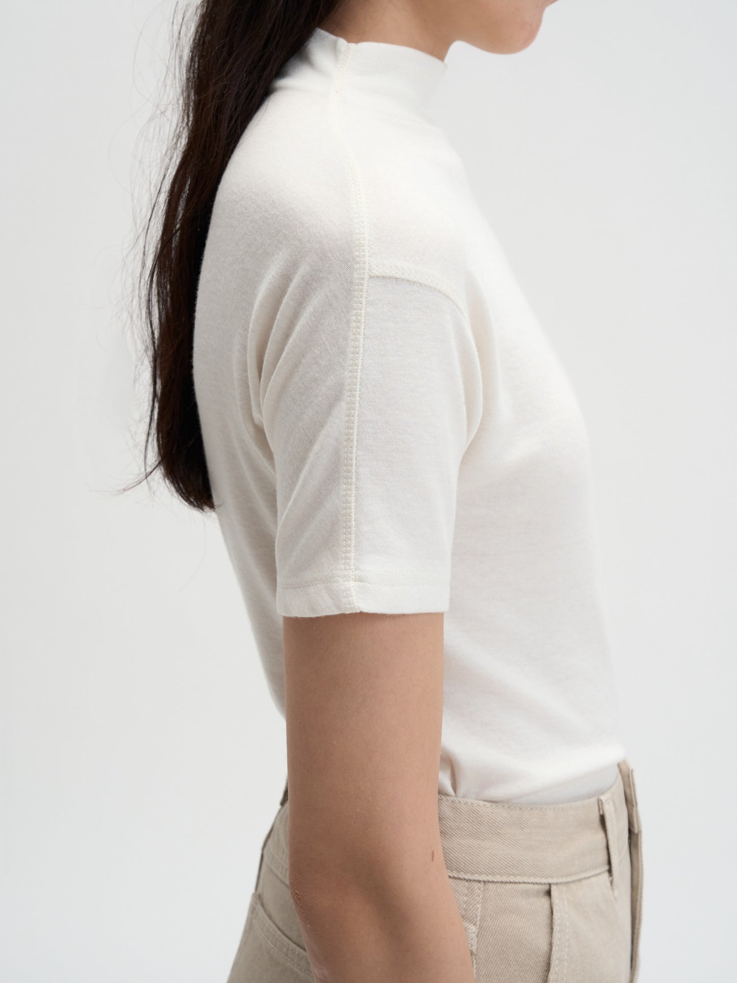 【MAGJAY 2025AW】Soft Touch High Neck Tee