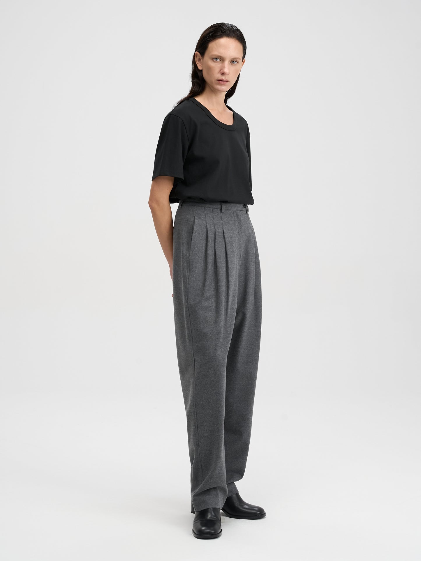 【MAGJAY 2025AW】Is Cotton Bound Neck T-shirt