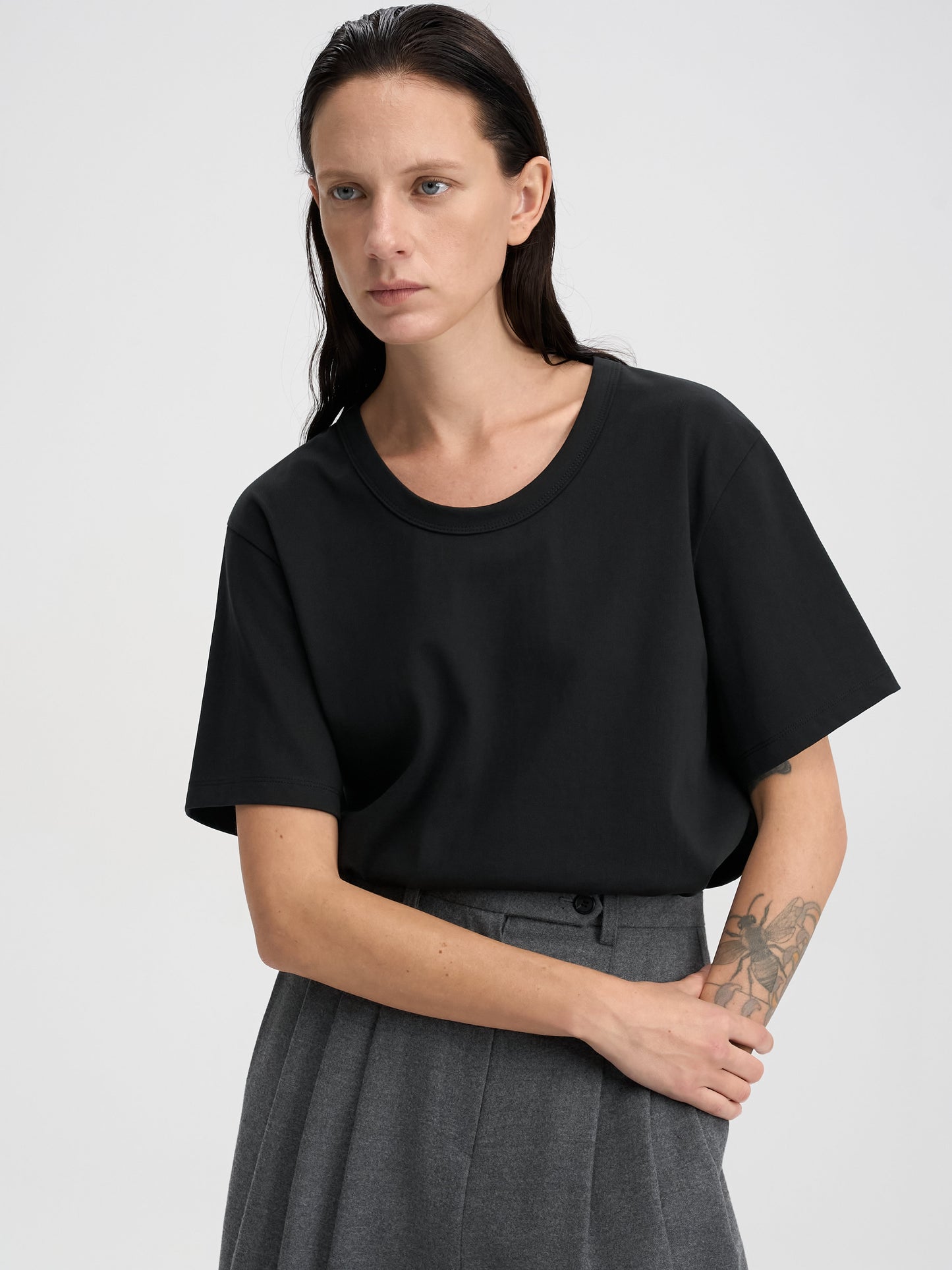 【MAGJAY 2025AW】Is Cotton Bound Neck T-shirt